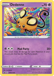 Dedenne SWSH080 Code